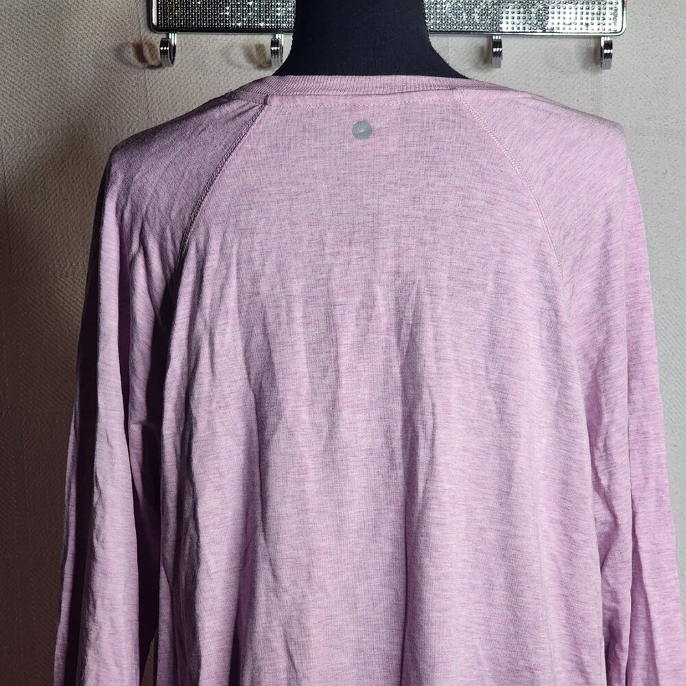 Active Life Budding Lilac Heather Pullover Long Sleeve Modal Span Top Size XXL - Picture 11 of 16